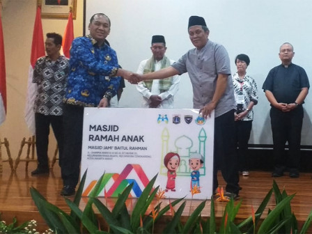 Delapan Rumah Ibadah Ramah Anak di Jakbar Diresmikan