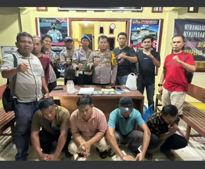 Dibekuk Team Polres Merangin, 4 Pelaku Pengedaran Uang Palsu