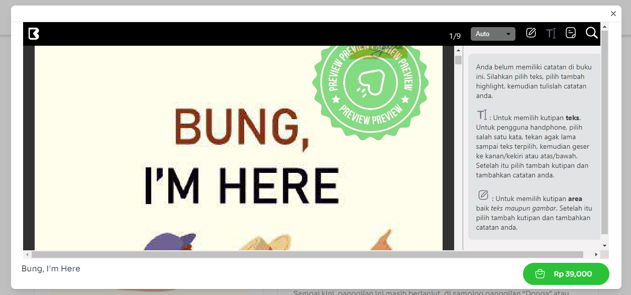 Di Balik Bayang-Bayang: Bung, I am here!