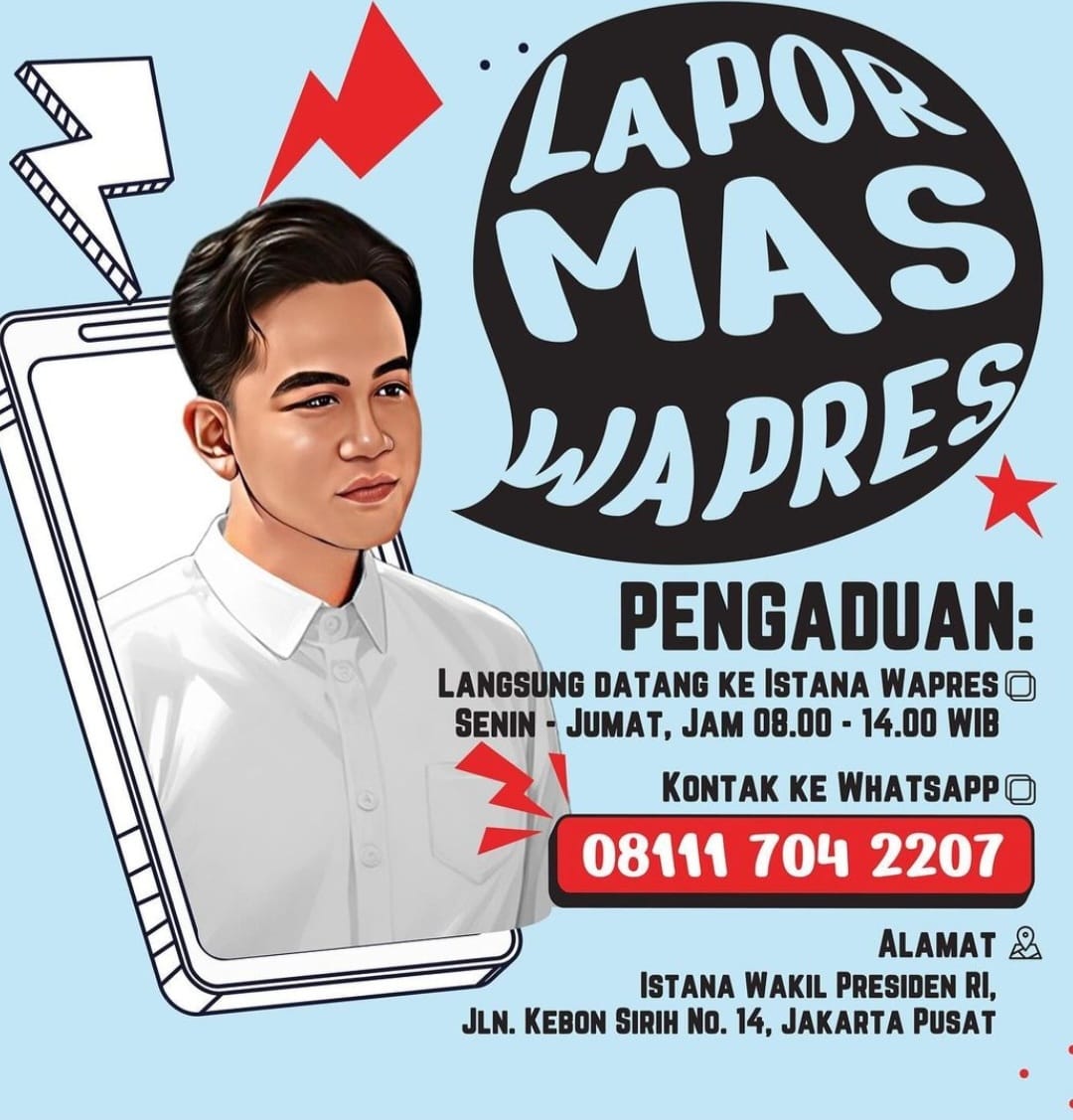 Berikut Syarat dan Alur Pengaduan Layanan â€˜Lapor Mas Wapresâ€™