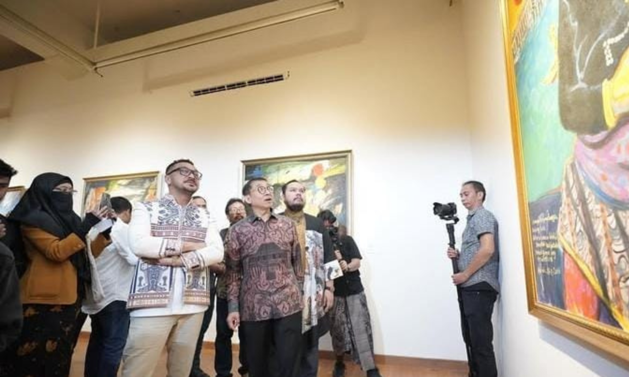 Menteri Kebudayaan Fadli Zon Gelar Pameran di Galeri Nasional