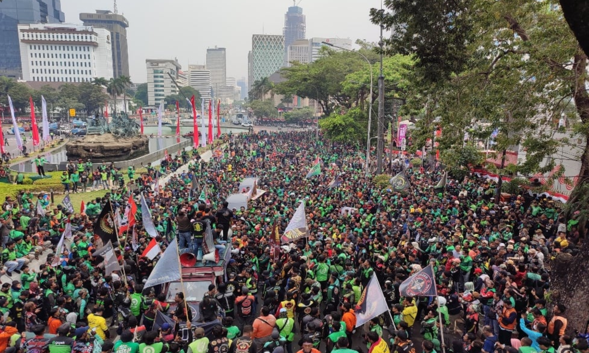 Ojol Lakukan Demo Besar Serentak 17 Februari: Tuntut THR dan Tuntut Keadilan!