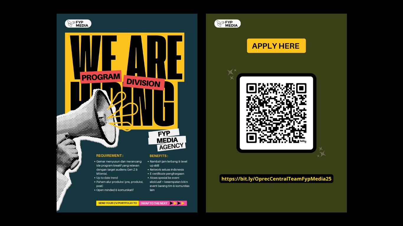 We Are Hiring! Program Division