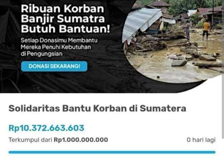 Ferry Irwandi Kumpulkan Donasi Rp10 Miliar dalam 24 Jam untuk Korban Banjir Sumatra
